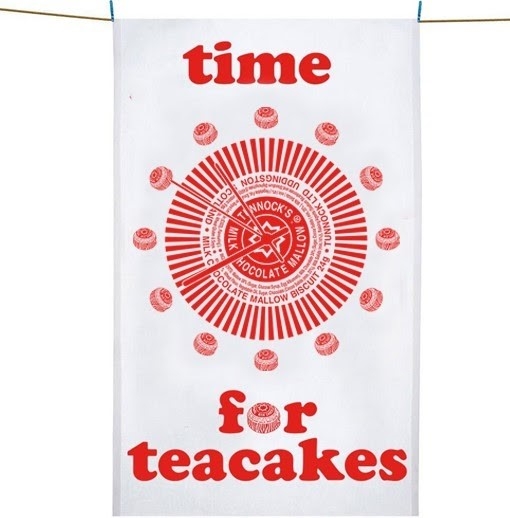 Time for Teacake Tea Towel