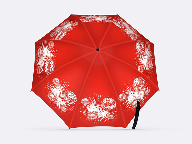 Telescopic Teacake Umbrella